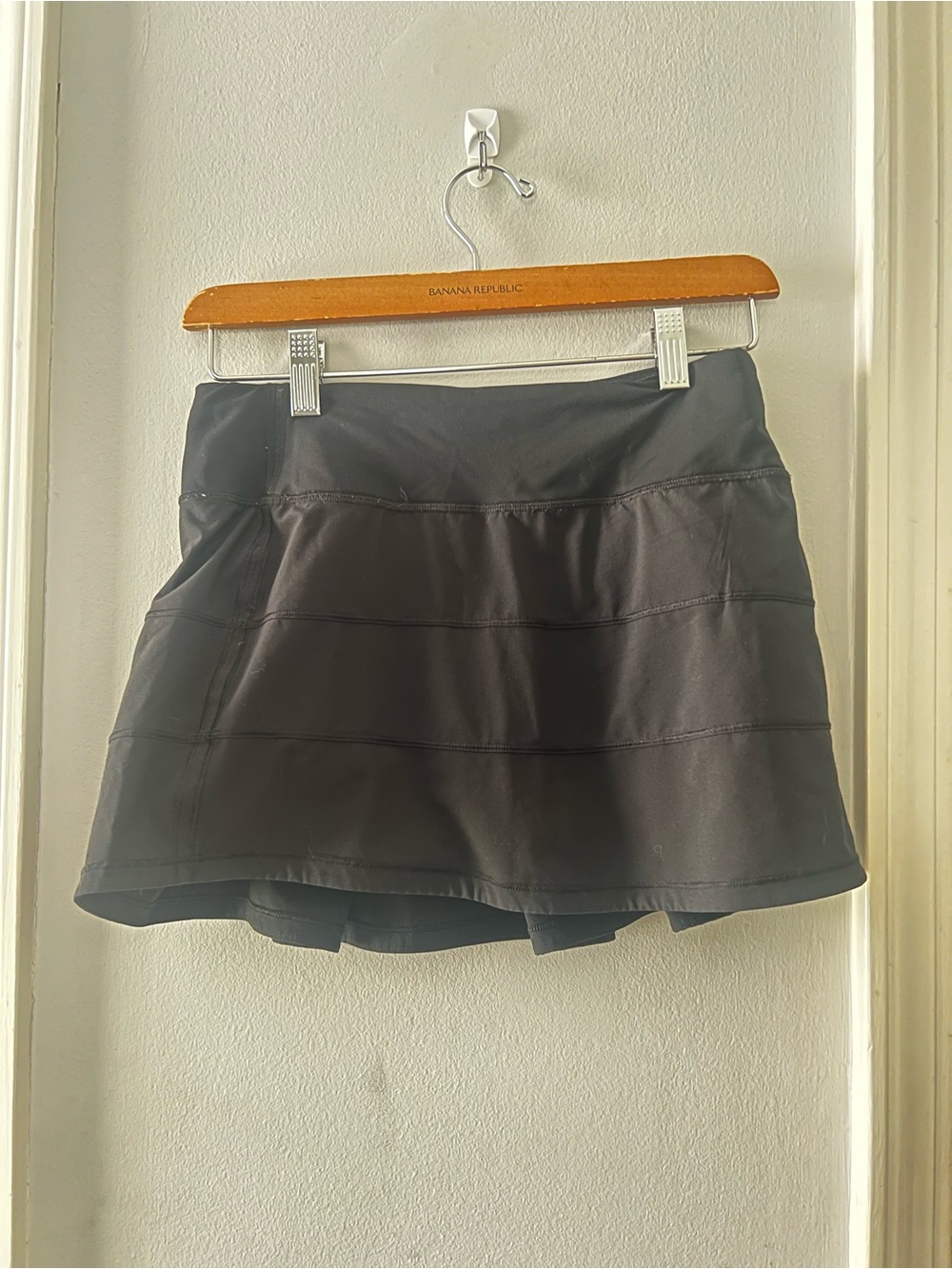 lululemon athletica Black Layered Athletic Skort